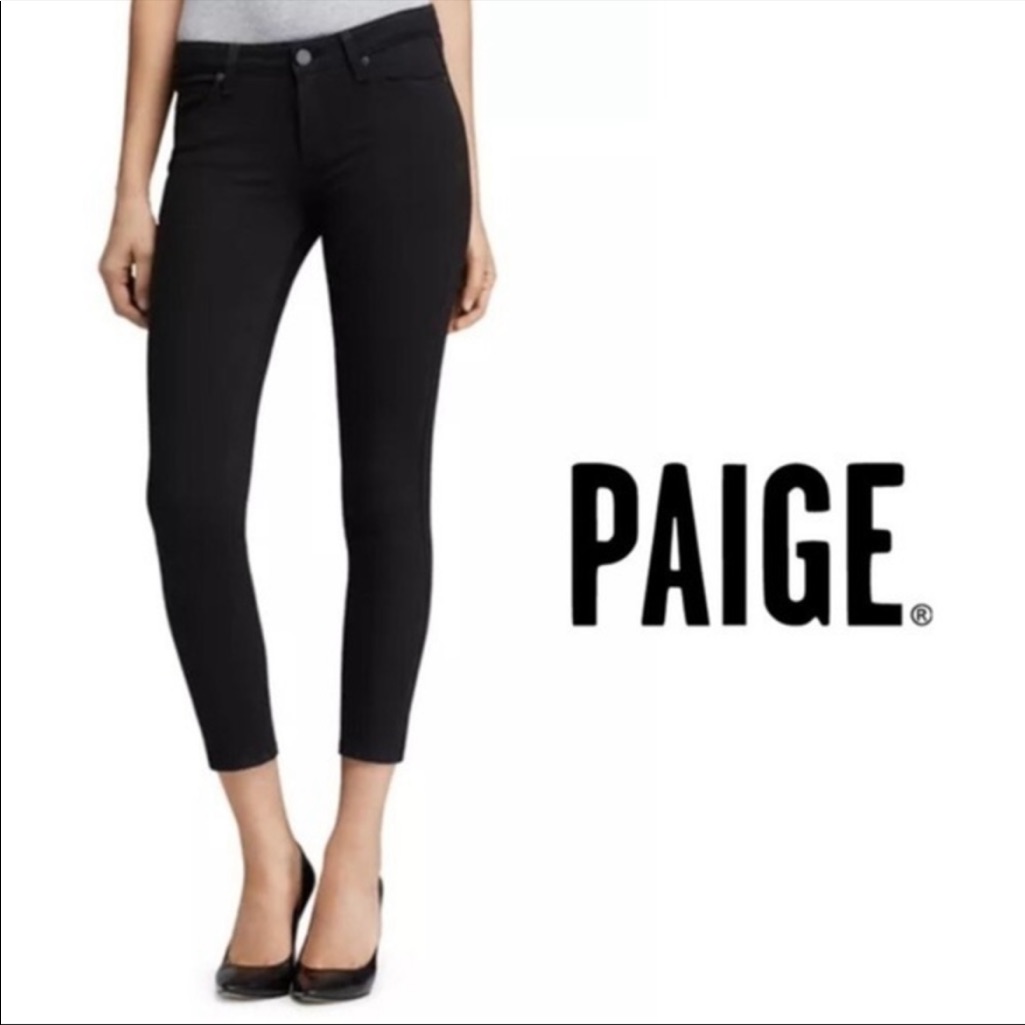 Paige Lightly Coated "Verdugo" Skinny Ankle Jean Size 26